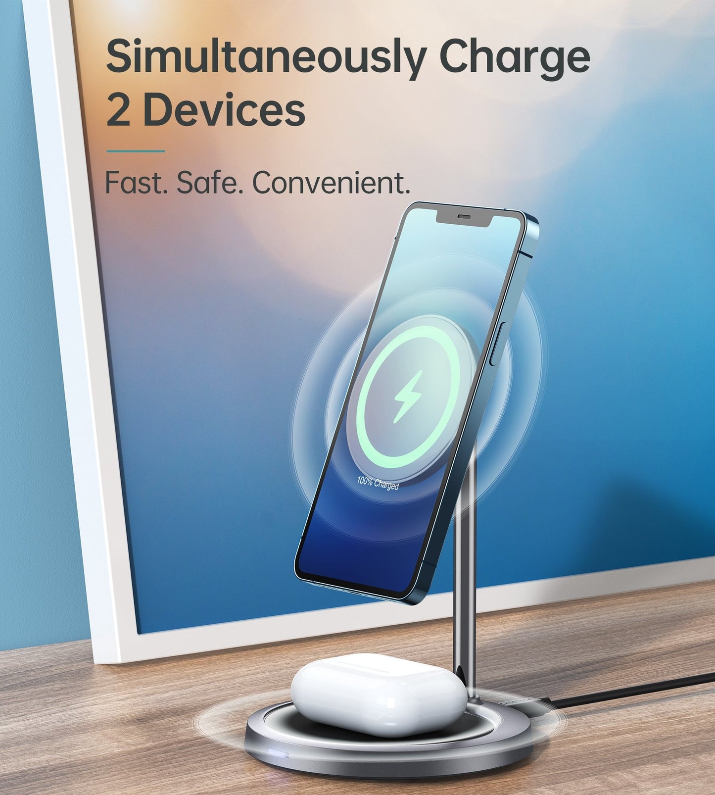 choetech-t575-f-magsafe-iphone-magnetic-wireless-charger-stand at www.mallsonline.com.au