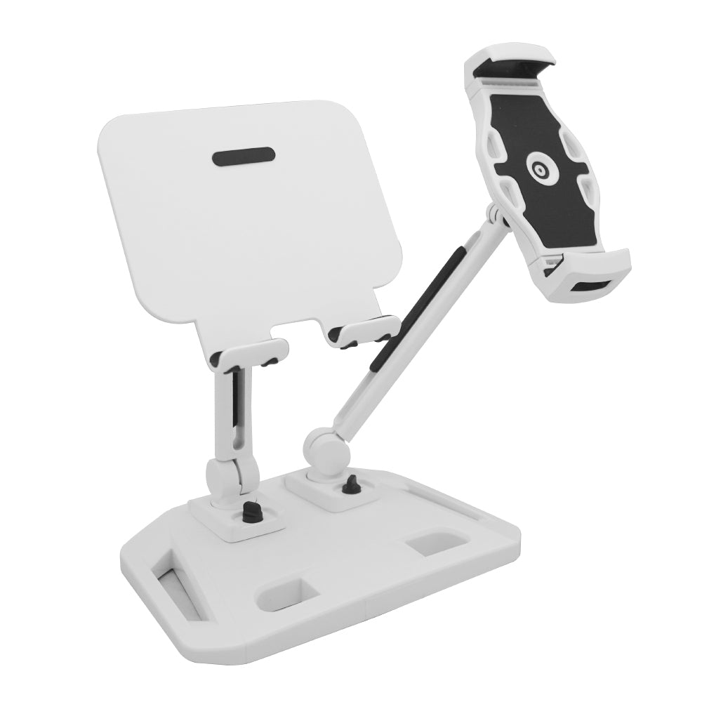 universal-and-adjustable-double-arm-stand-holder-black at www.mallsonline.com.au