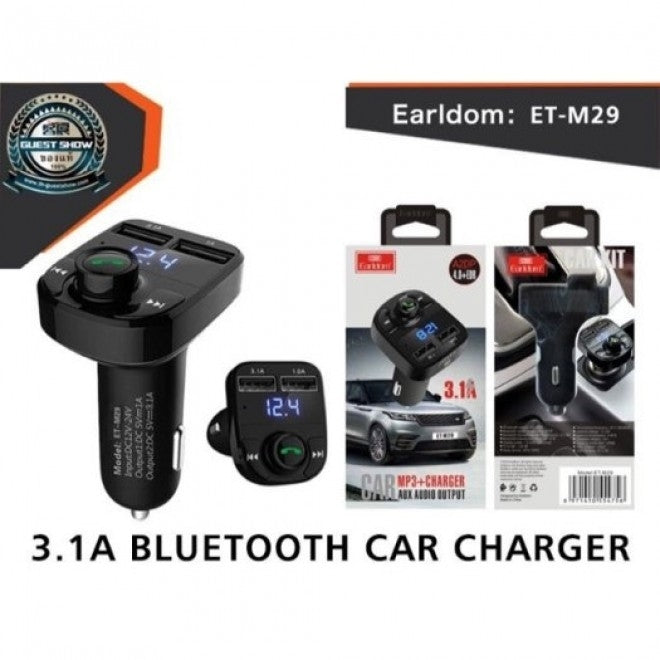 earldom-m29-wireless-car-kit-fm-transmitter at www.mallsonline.com.au