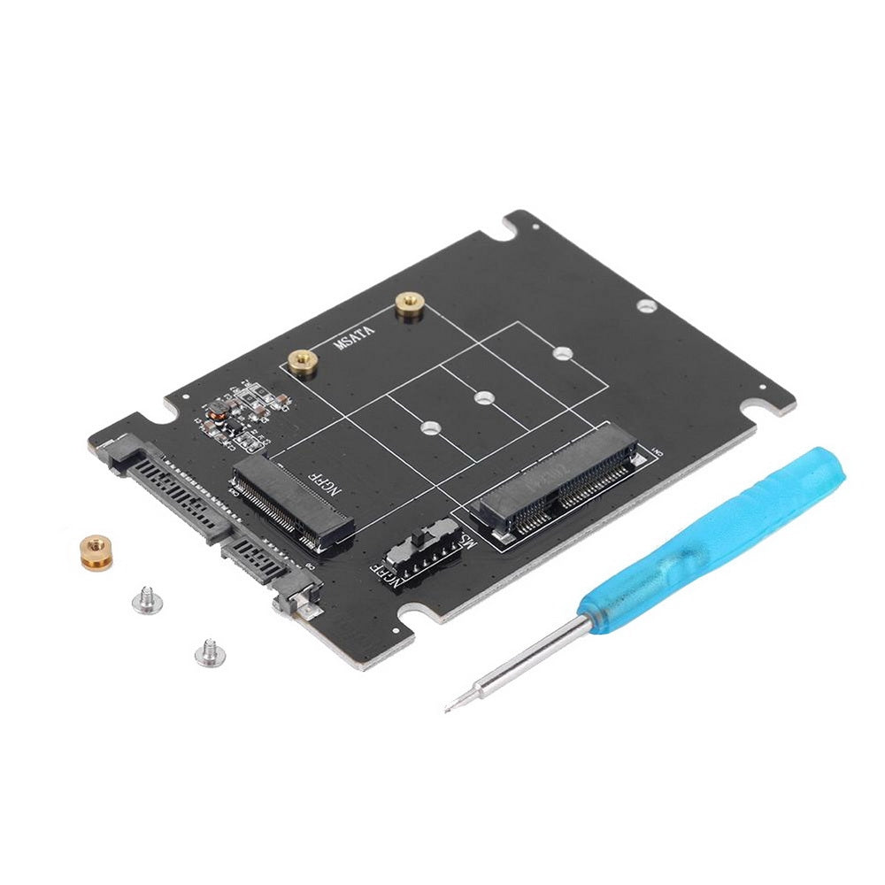 simplecom-sa207-msata-m-2-ngff-to-sata-2-in-1-combo-adapter at www.mallsonline.com.au