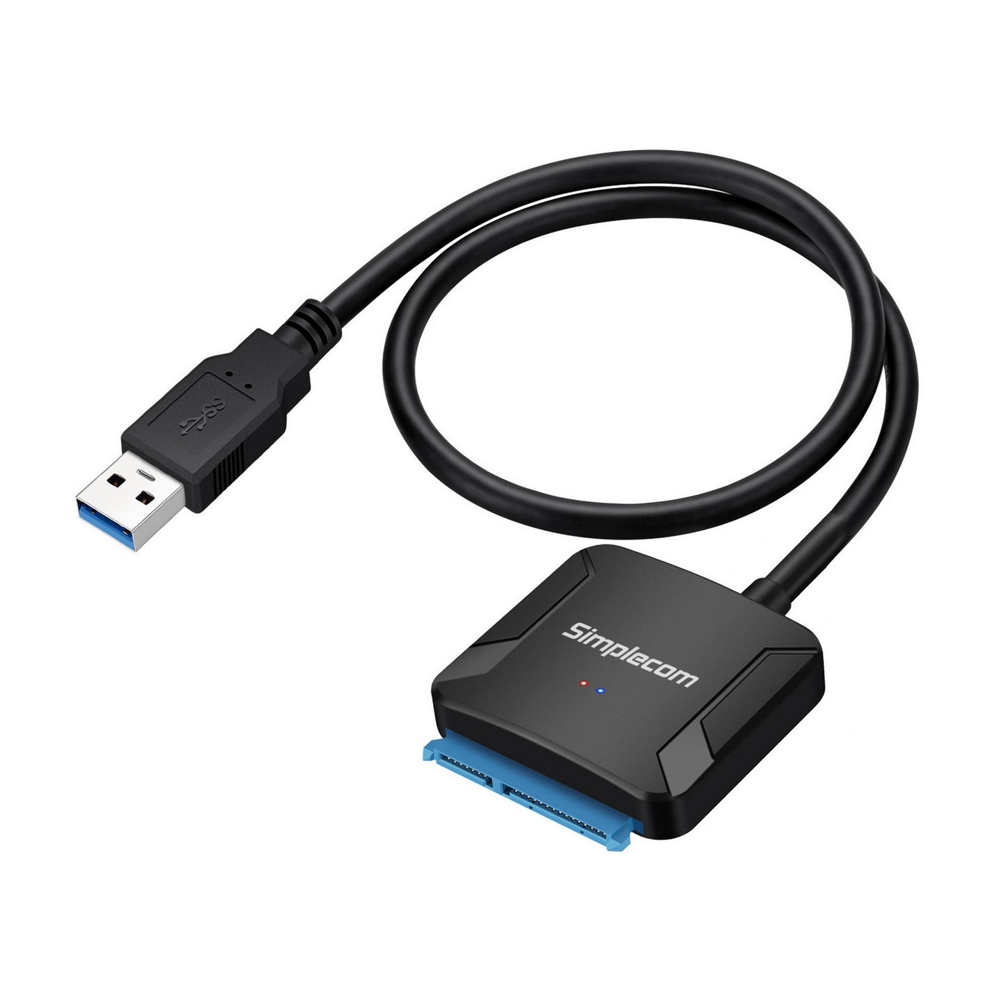 Simplecom SA236 USB 3.0 to SATA Adapter Cable Converter with Power Supply for 2.5" & 3.5" HDD SSD
