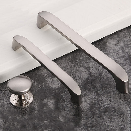 brushed-zinc-kitchen-door-cabinet-drawer-handle-pulls-128mm at www.mallsonline.com.au