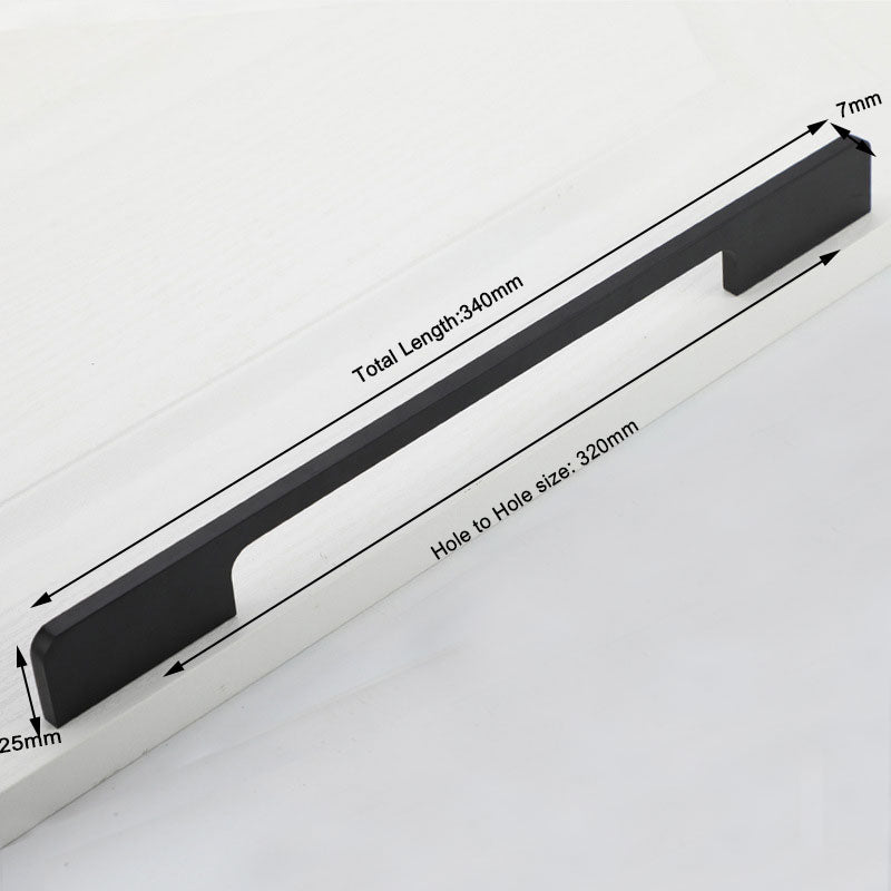 slim-design-kitchen-cabinet-handles-drawer-bar-handle-pull-black-320mm at www.mallsonline.com.au