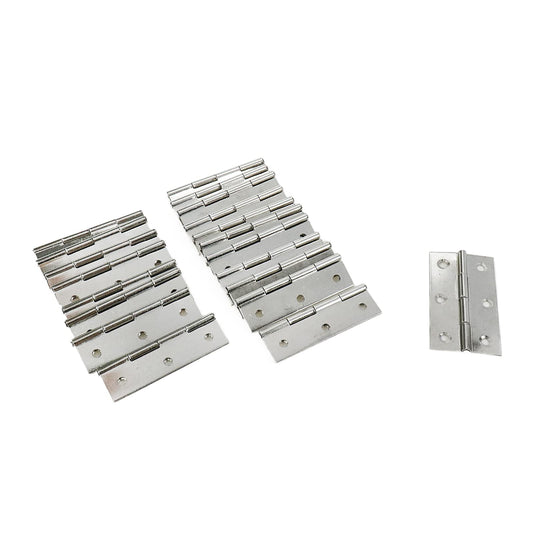 Pack of 20 Hinge 3 Inch Stainless Steel Door Hinges Cabinet Door Hinges Furniture