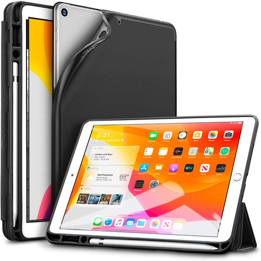 ipad-10-2-2019-7th-pencil-holder-slim-smart-tpu-soft-edge-case-black at www.mallsonline.com.au
