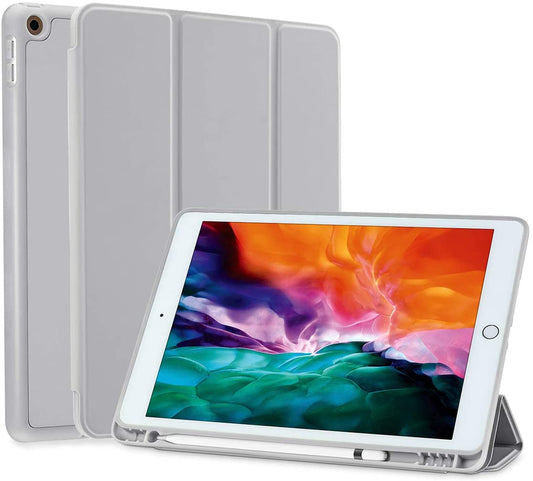 ipad-10-2-2019-7th-pencil-holder-slim-smart-tpu-soft-case-grey at www.mallsonline.com.au