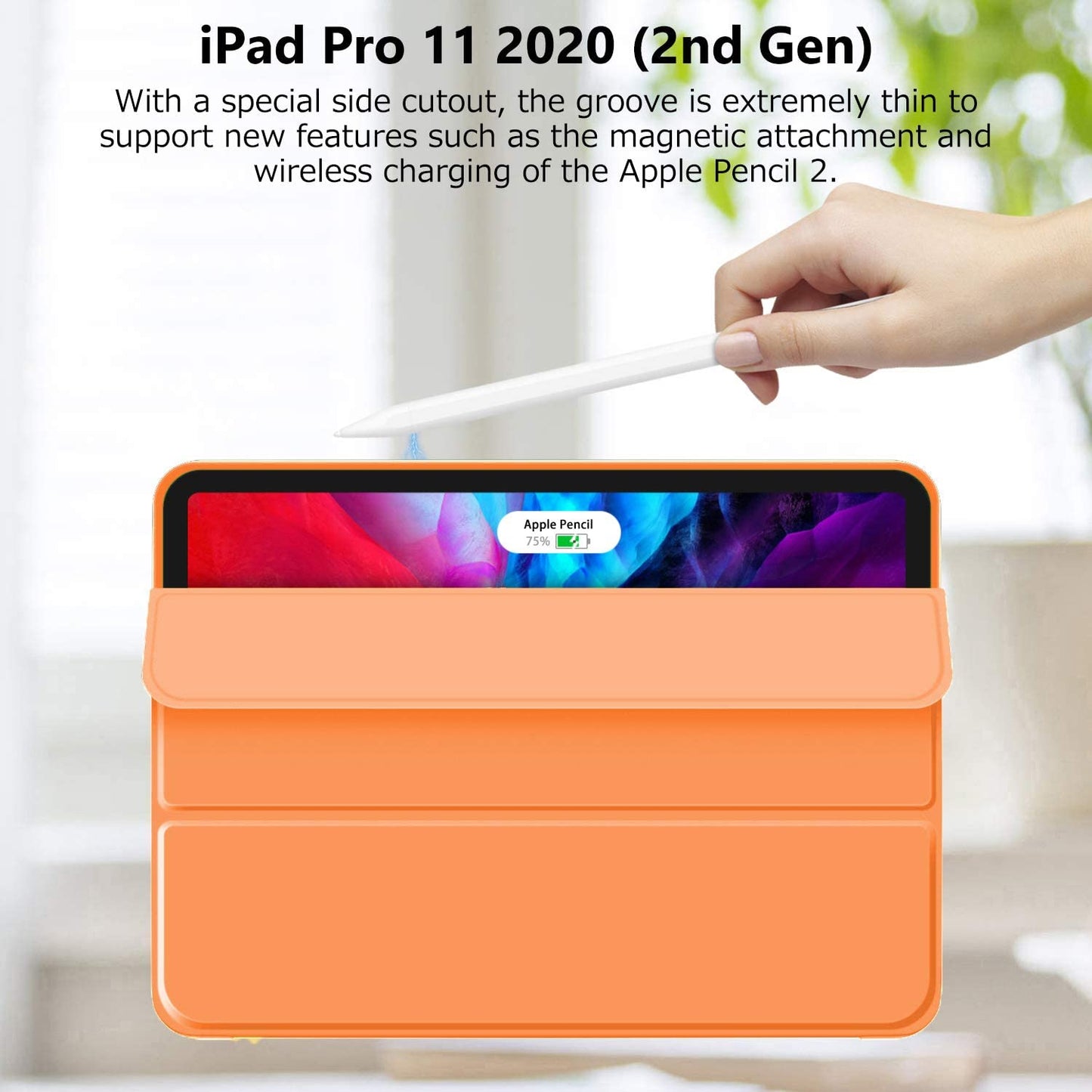 ipad-pro-11-inch-2020-soft-tpu-smart-premium-case-auto-sleep-wake-stand-cover-pencil-holder-orange