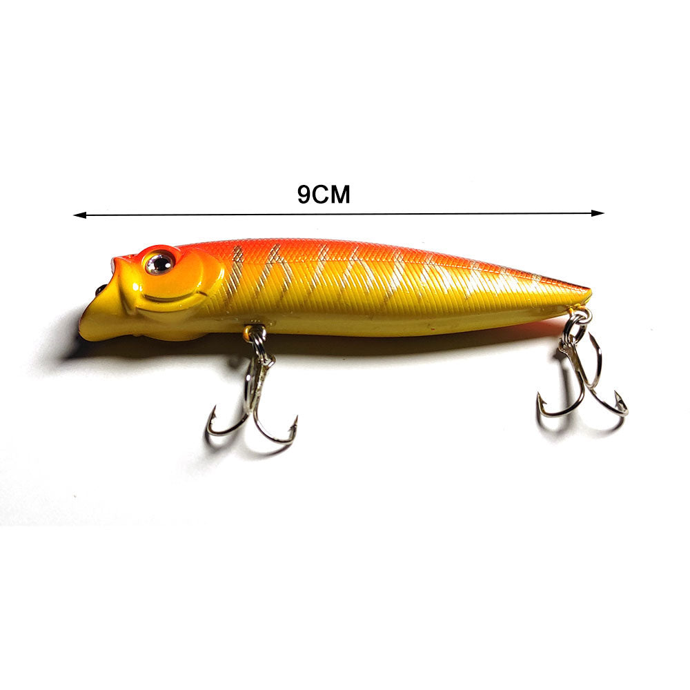 2x-9-5cm-popper-poppers-fishing-lure-lures-surface-tackle-saltwater