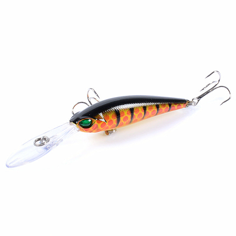 6x Popper Minnow 9.4cm Fishing Lure Lures Surface Tackle Fresh Saltwater