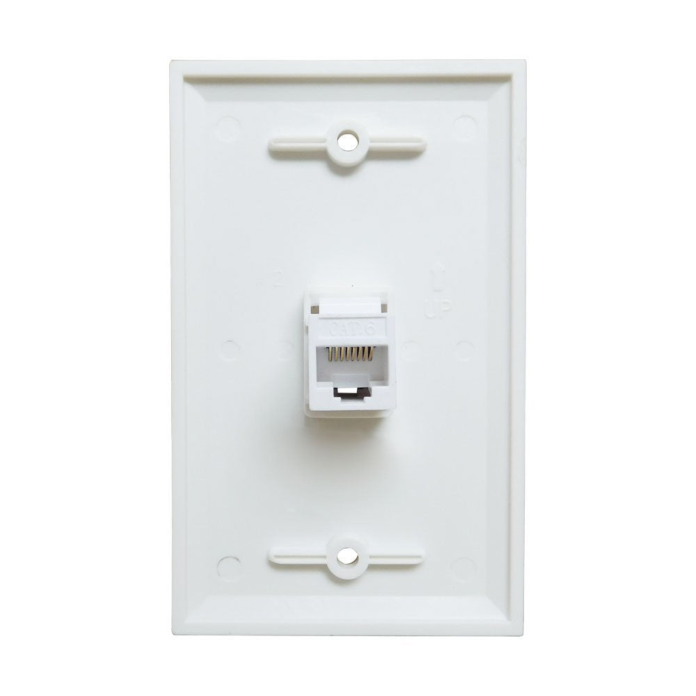 ethernet-wall-plate-1-port-cat6-ethernet-cable-wall-plate-adapter www.mallsonline.com.au