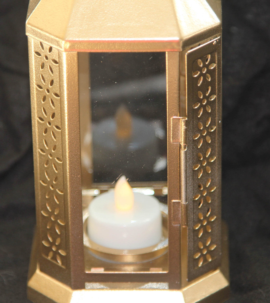 Gold Metal Miners Lantern Summer Xmas Wedding Home Party Room Balcony Deck Decoration 21cm Tealight Candle