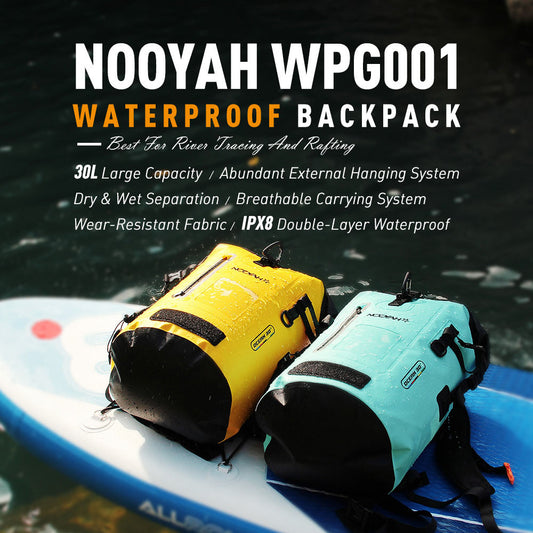 NOOYAH IPX8 Waterproof Outdoor Sports Backpack Double-Layer Mint