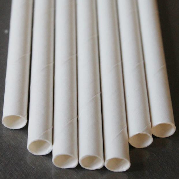 50-pack-white-drinking-straws-biodegradable-eco-paper-birthday-party-event-bistro-bar-cafe-take-away