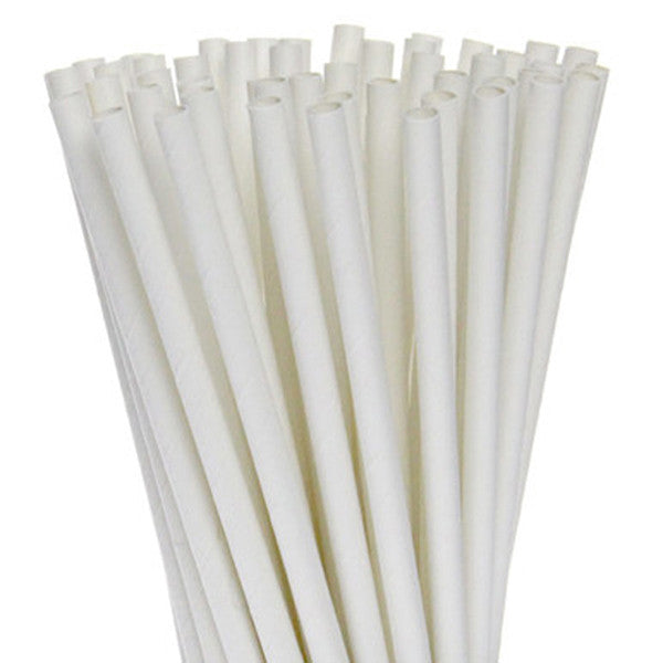 50-pack-white-drinking-straws-biodegradable-eco-paper-birthday-party-event-bistro-bar-cafe-take-away