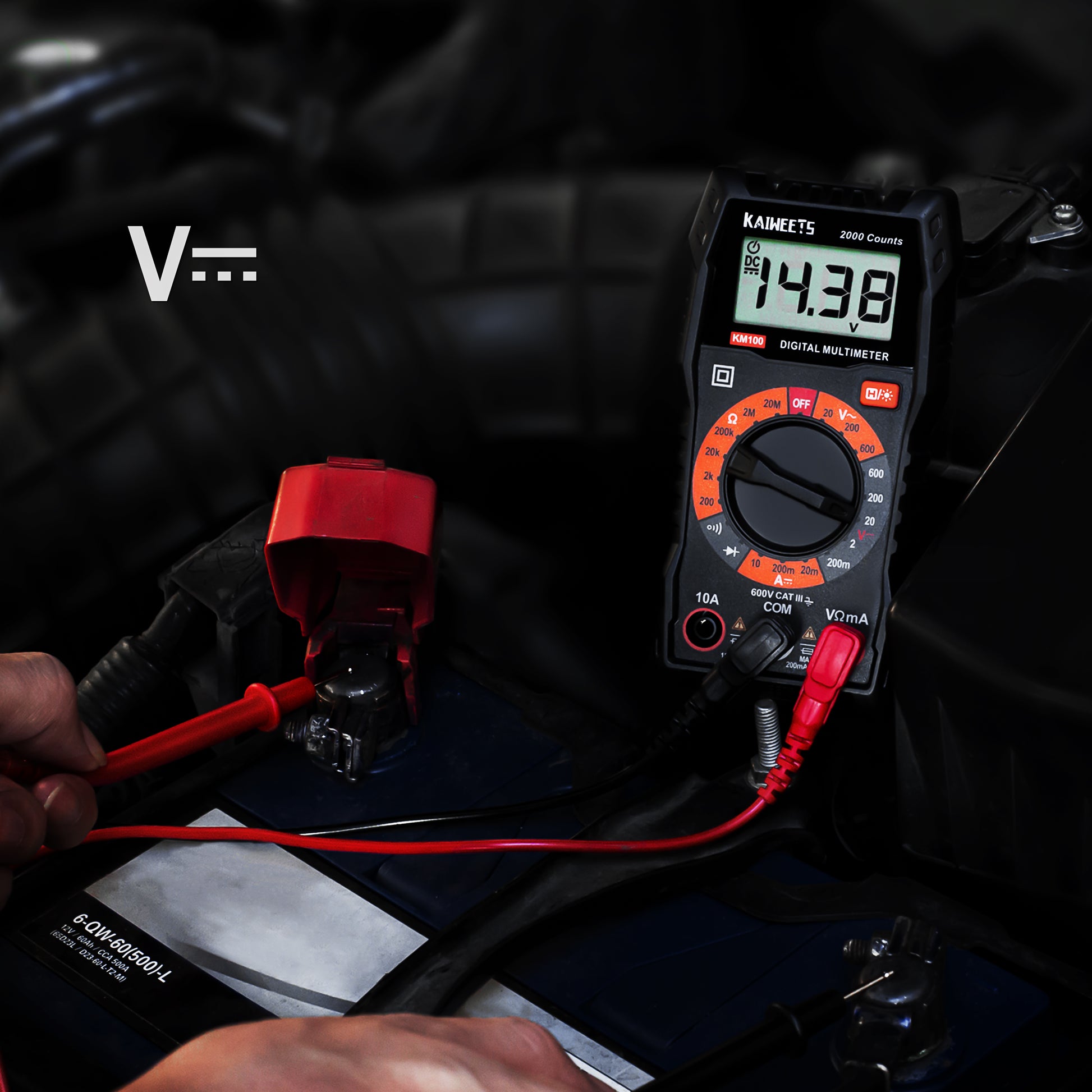 kaiweets-digital-multimeter-with-case-dc-ac-voltmeter-ohm-volt-amp-test-meter-and-continuity-test-diode-voltage-tester-for-household-outlet-automotive-battery-test-anti-burn-with-double-fuses www.mallsonline.com.au