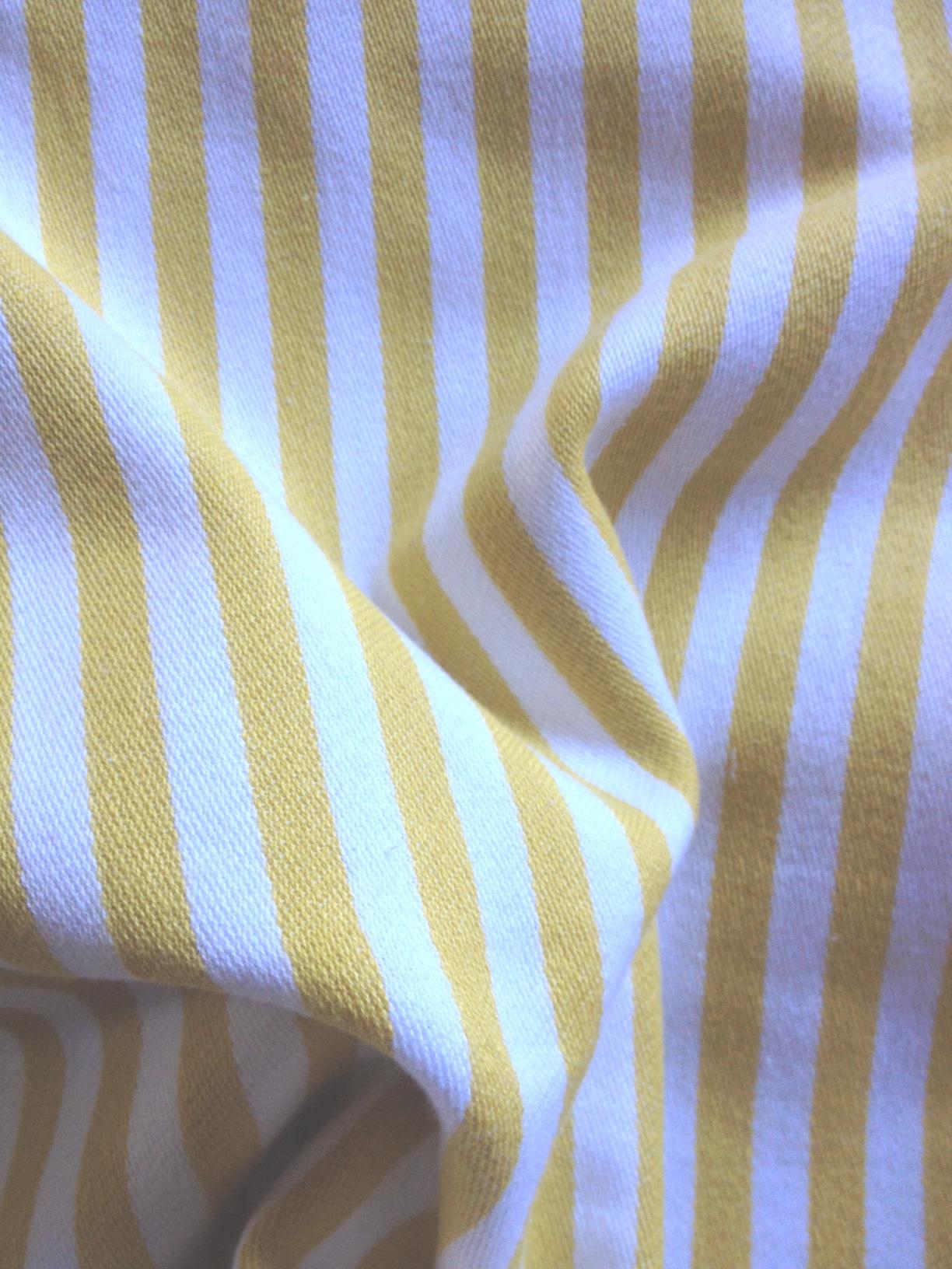 dandi-mustard-yellow-white-striped-cushion-cover-40x40cm at www.mallsonline.com.au