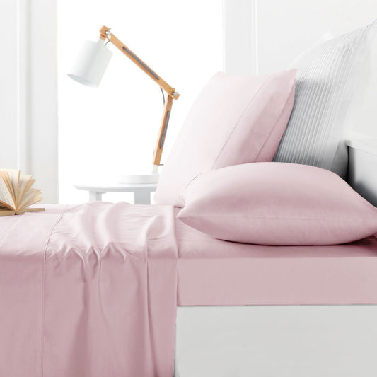 belmondo-225tc-sheet-set-blush-king at www.mallsonline.com.au