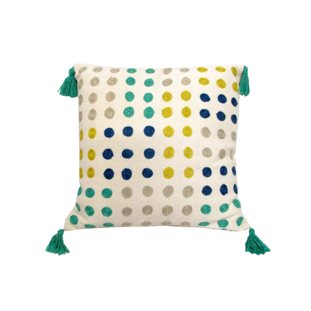 j-elliot-home-polka-dots-tassel-blue-filled-cushion-43-x-43-cm at www.mallsonline.com.au