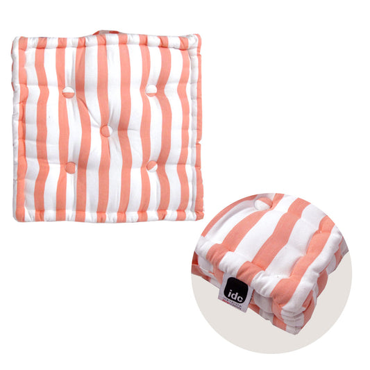 idc-homewares-coral-stripes-box-cushion-40-x-40-x-10-cm at www.mallsonline.com.au