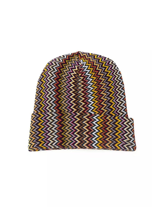 Geometric Fantasy Multicolor Hat One Size Men