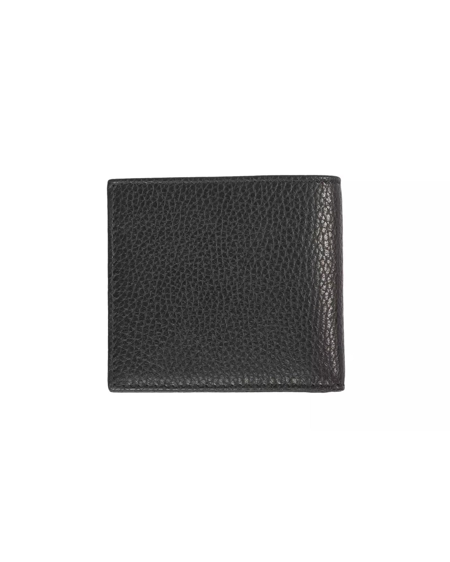 Embossed Leather Mens Wallet with Book Opening One Size Men