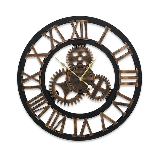 artiss-60cm-wall-clock-modern-large-vintage-luxury-art-clock-home-decor-black at www.mallsonline.com.au